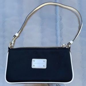 Michael Kors black mini night bag